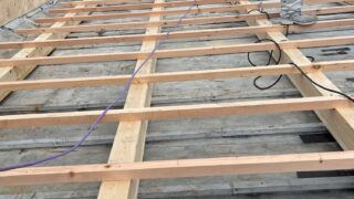 富田林市　Y様邸　屋根嵩上げ工事　ガルバリウム鋼板立平葺き