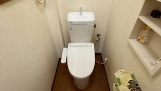 住吉区 S様邸 トイレ改修工事 LIXILアメージュ便器リトイレ アクアセラミック+シャワートイレKB31