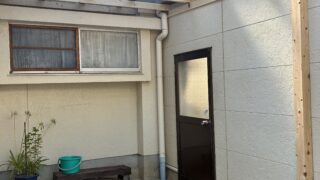 東住吉区　H様邸　木製テラス新設工事・建具調整工事
